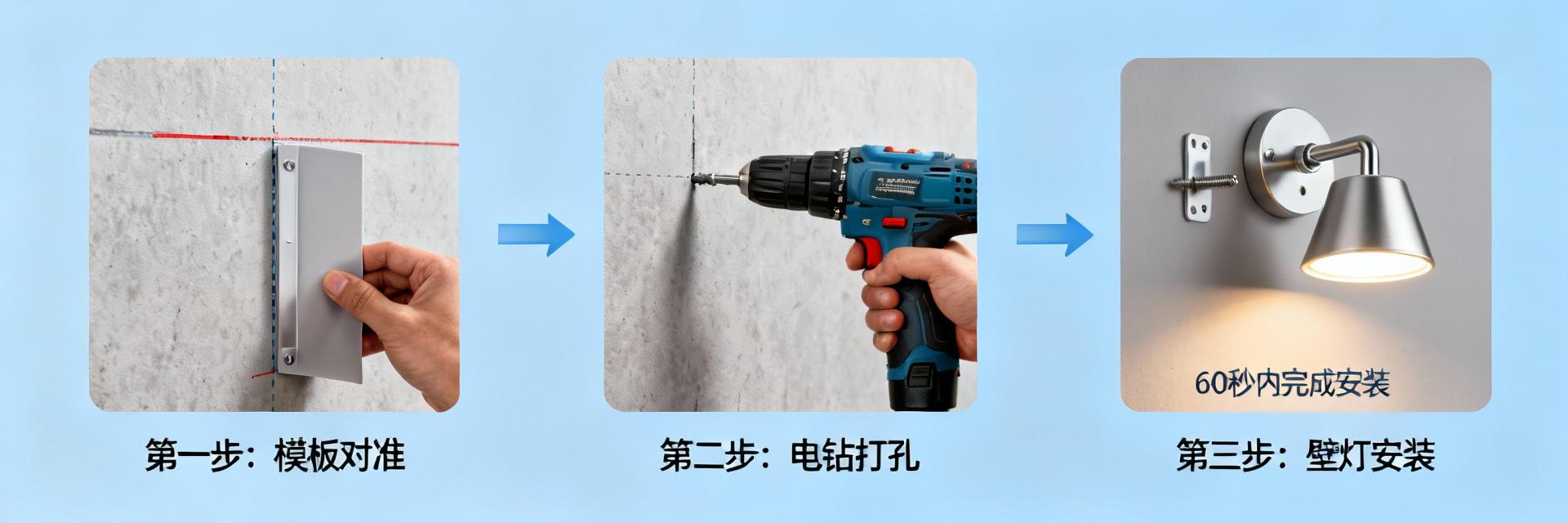 67L-W-D壁灯安装工具清单