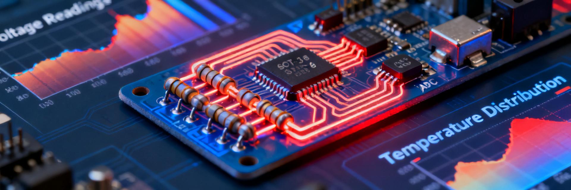 EXB-V4V184JV隔离电阻网络外形与内部架构示意